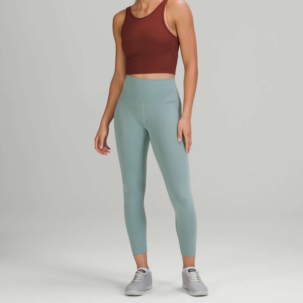 Lululemon Wunder Train High-Rise Tight 25" - Misty Glade✨